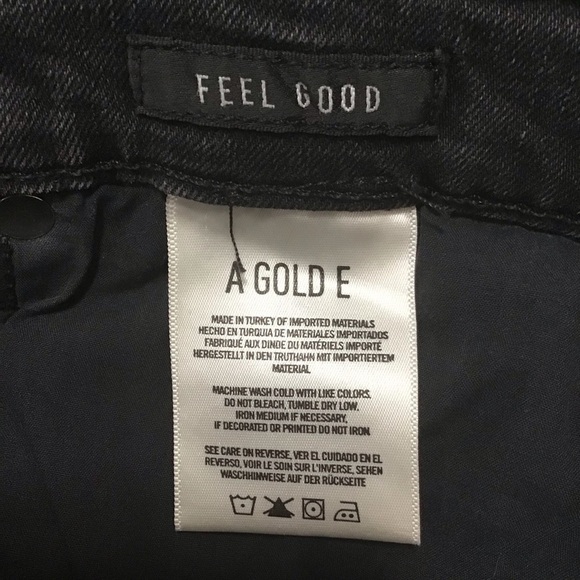 AGOLDE Jean Sophie High Waist Skinny Jeans in Black Size 31. - Picture 13 of 14